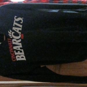 Bearcats sweatshirt with Bearcats written across front and cnon hood of sweatshi